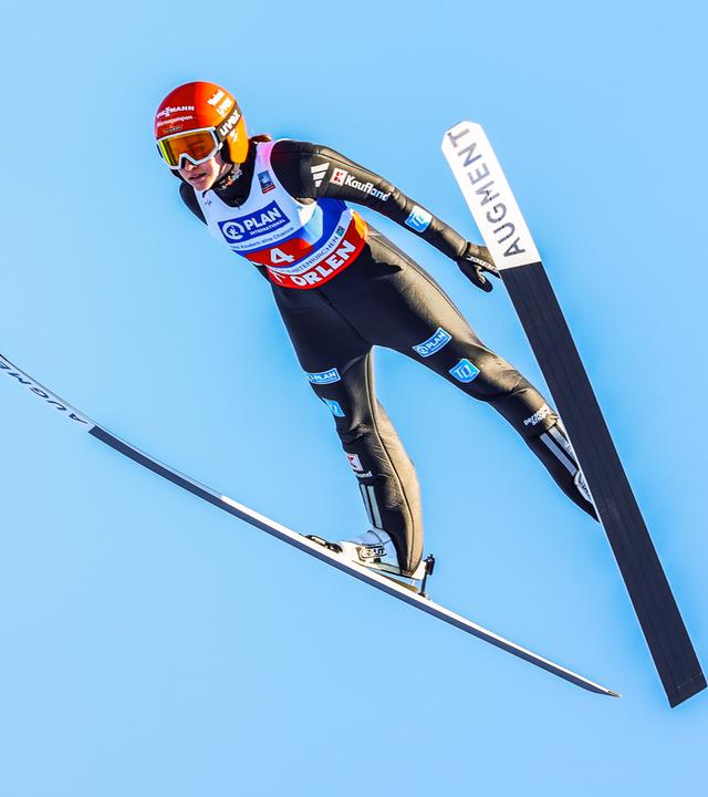 Selina Freitag in Garmisch-Partenkirchen in Aktion