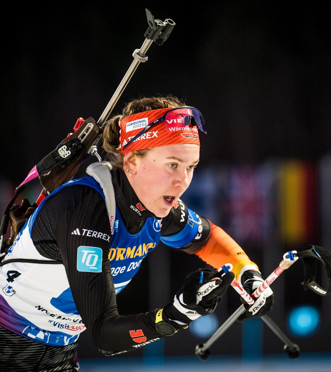 Selina Grotian aus Deutschland nimmt am IBU Weltcup Biathlon 2025 teil.