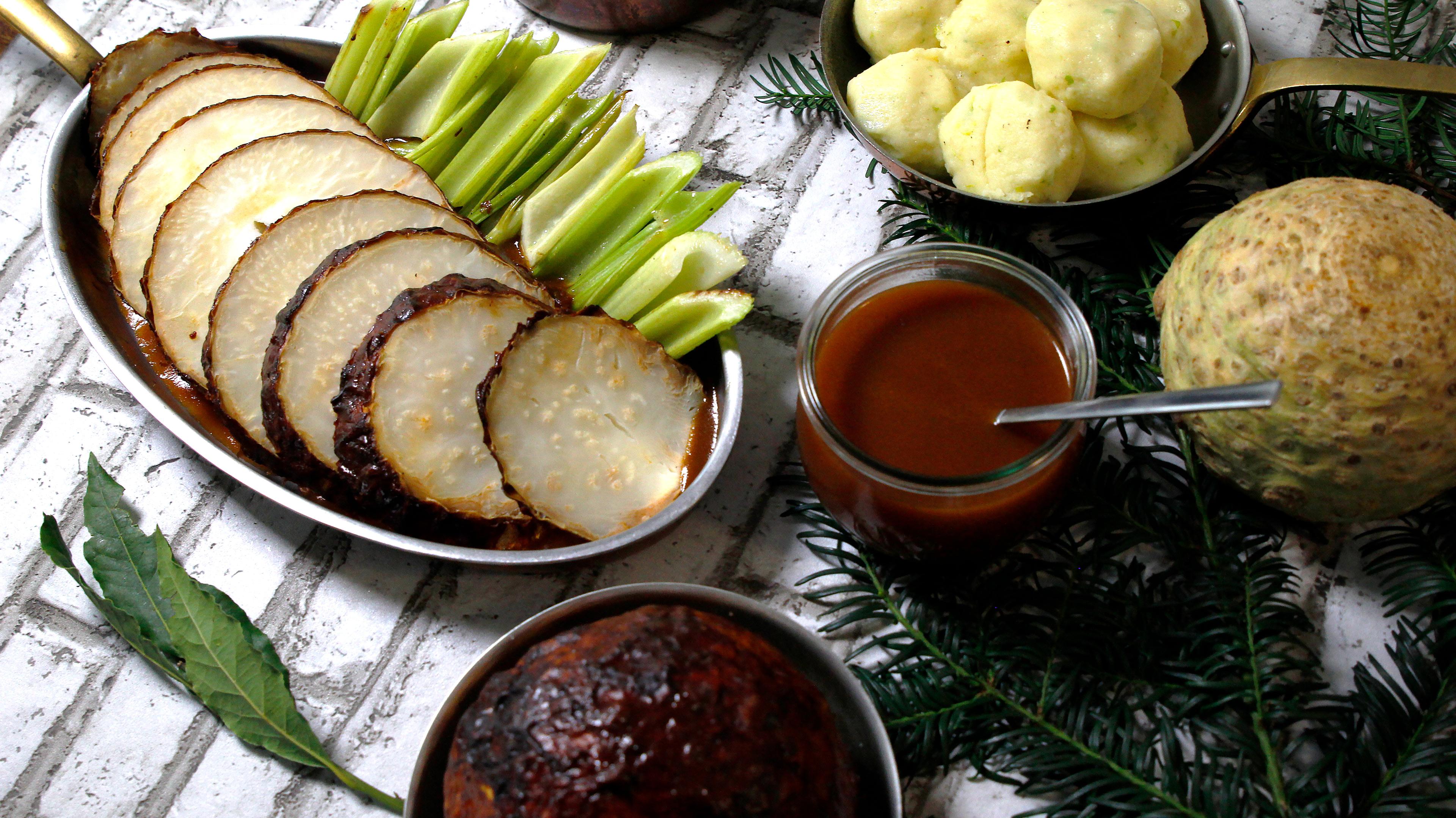 Vegetarischer Selleriebraten