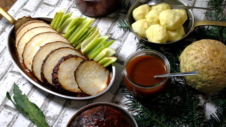 Vegetarischer Selleriebraten