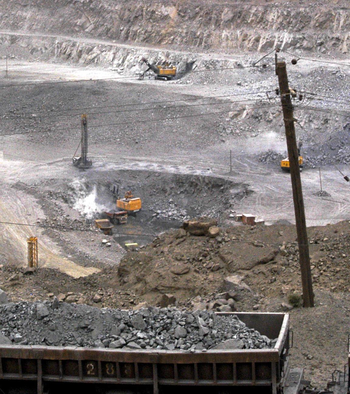 Eine "Seltene Erden"-Mine in China