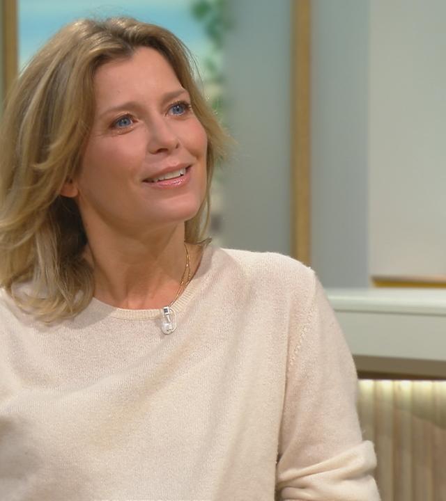 Valerie Niehaus am Volle Kanne Frühstückstisch