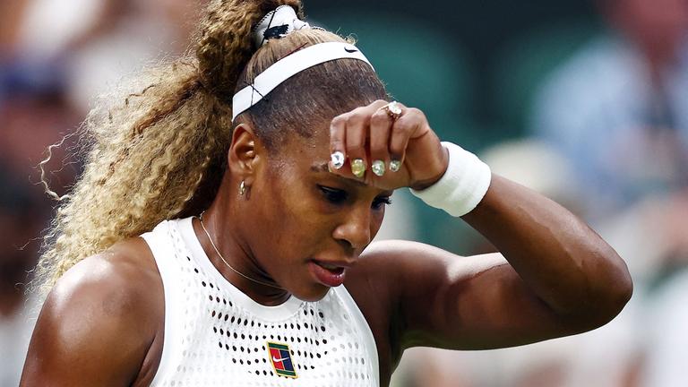 Serena Williams (USA) ist in Aktion. 