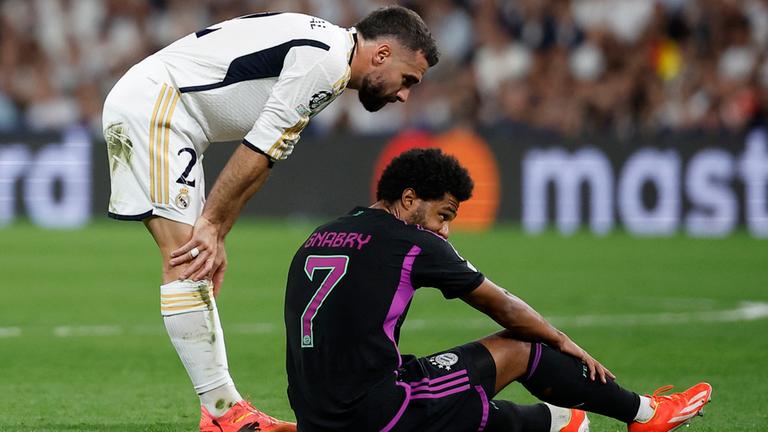 Bayern Münchens Serge Gnabry am 08.05.2024.