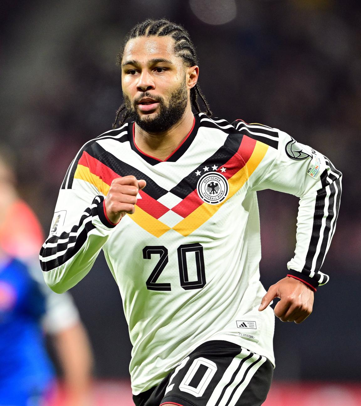 Serge Gnabry bei einem Spiel für die deutsche Nationalmannschaft
