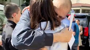 Dieser Screenshot stammt aus einem Video, das am 21.06.2025 im offiziellen Telegram-Kanal der belarussischen Oppositionsführerin Swetlana Tichanowskaja veröffentlicht wurde.