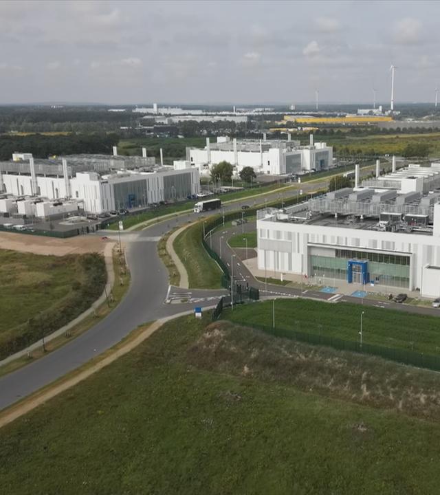 Industriegebiet in Brandenburg