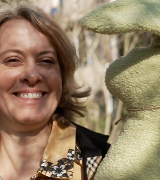 Anja Heyde und der Osterhase