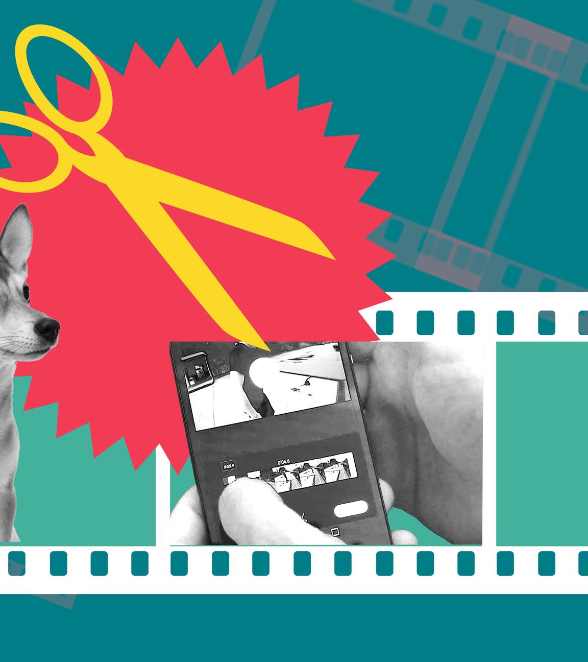 Filmstreifen und Inhalte