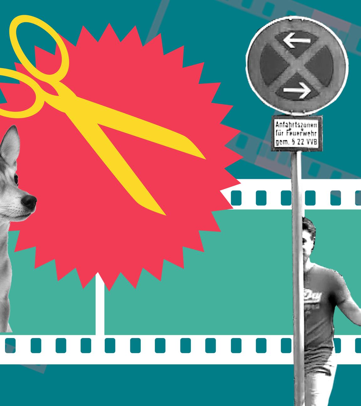Filmstreifen und Inhalte