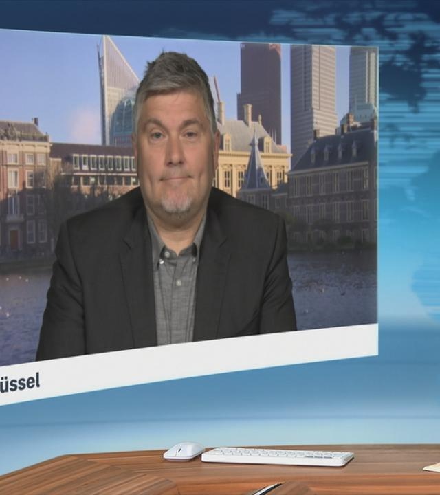 Schaltgespräch mit ZDF-Korrespondent Andreas Stamm in Brüssel.