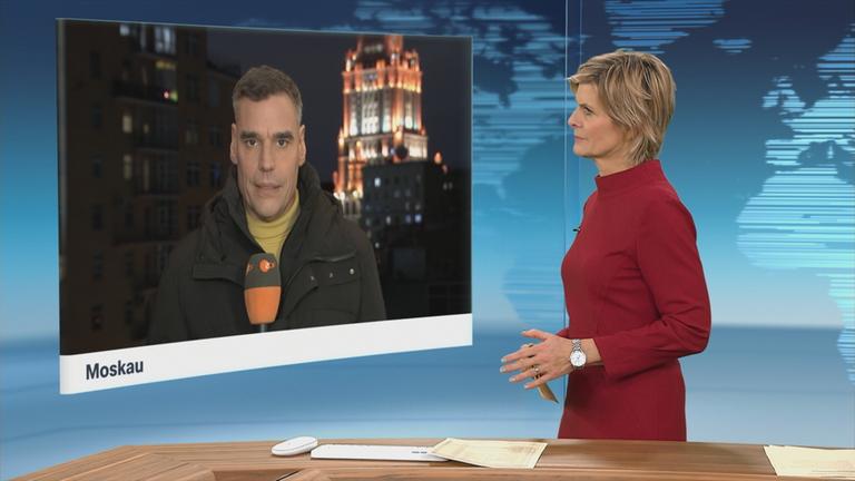 Ein Schaltgespräch mit ZDF-Korrespondent Armin Coerper.