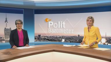 Shakuntala Banerjee präsentiert das ZDF-Politbarometer