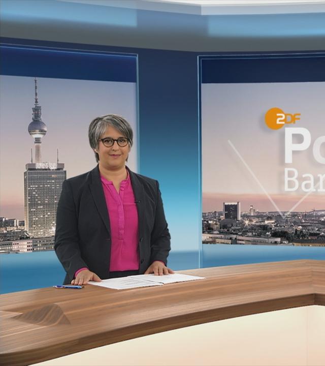Shakuntala Banerjee präsentiert das ZDF-Politbarometer