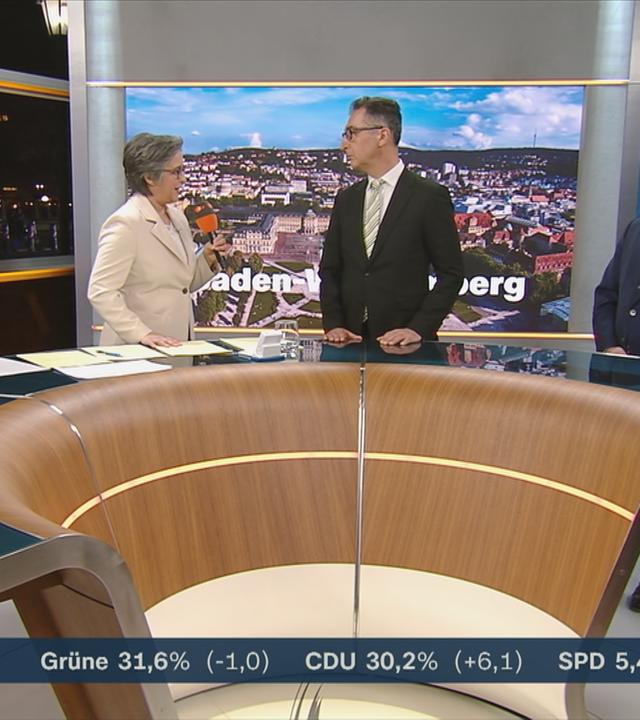 Shakuntala Banerjee spricht mit den Spitzenkandidaten 