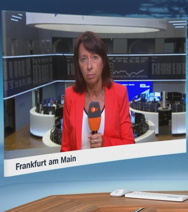 Stephanie Barrett berichtet von der Börse in Frankfurt.