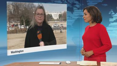 Nach über zwei Wochen Verfolgung hat das US-Militär im Nordatlantik einen mutmaßlichen Öltanker der russischen Schattenflotte in seine Kontrolle gebracht. Claudia Bates berichtet.