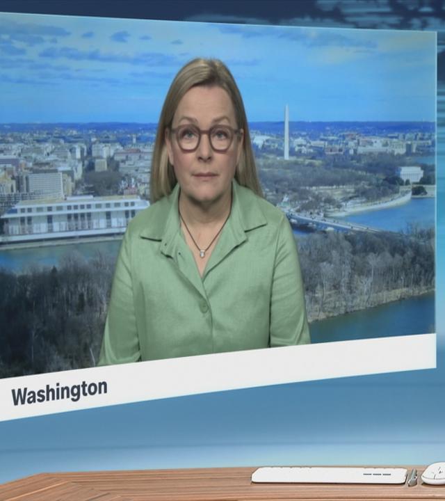 Die ZDF-Korrespondentin Claudia Bates ist live aus Waschington zugeschaltet