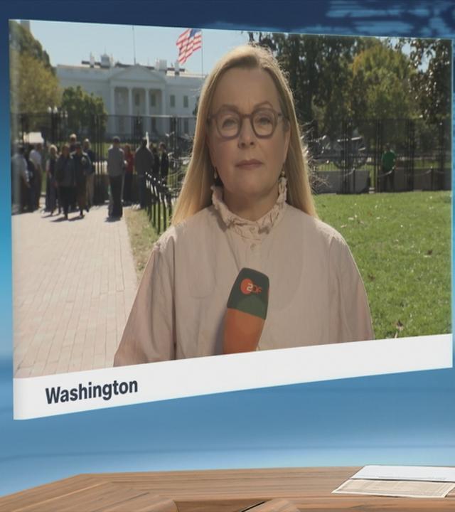 ZDF-Korrespondentin Claudia Bates in Washington