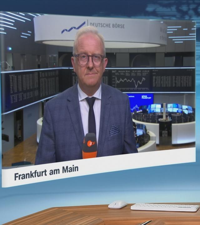 Frank Bethmann an der Frankfurter Börse.