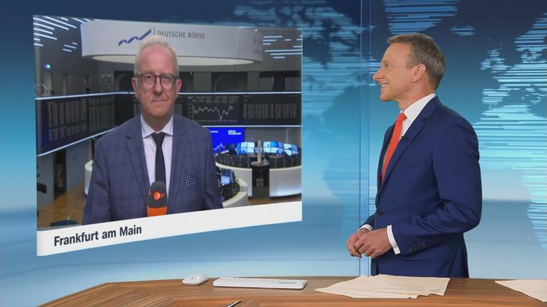 Frank Bethmann an der Frankfurter Börse.