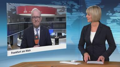 ZDF-Korrespondent Frank Bethmann von der Börse in Frankfurt 