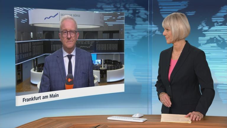 Frank Bethmann im Schaltgespräch von der Börse