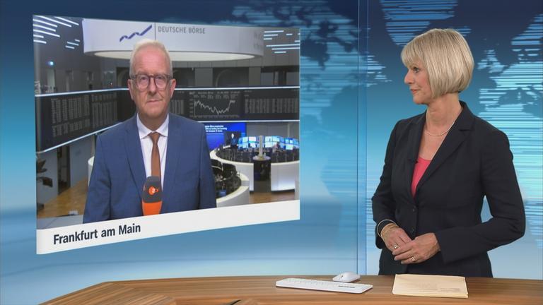 ZDF-Korrespondent Frank Bethmann an der Börse