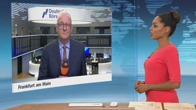 Frank Bethmann an der Börse in Frankfurt