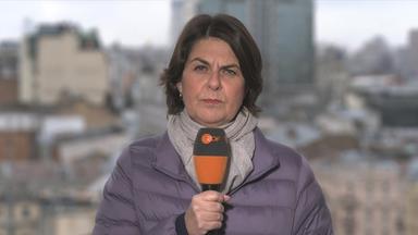 ZDF Reporterin Anne Brühl berichtet aus Kiew