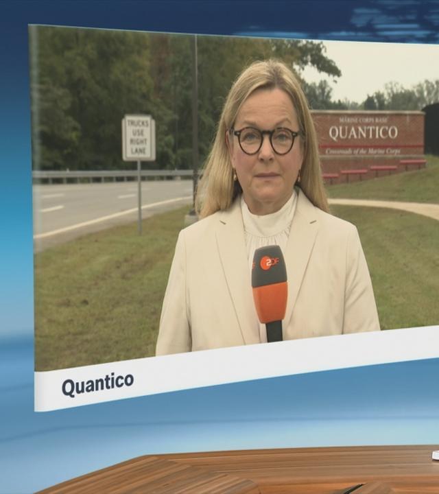 Claudia Bates im Schaltgespräch mit der heute