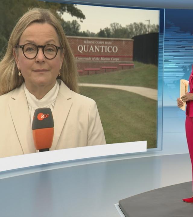 Claudia Bates im Schaltgespräch mit der heute