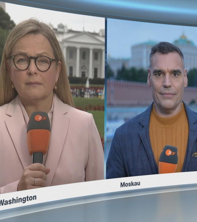 Korrespondenten Armin Coerper und Claudia Bates im Schaltgespräch