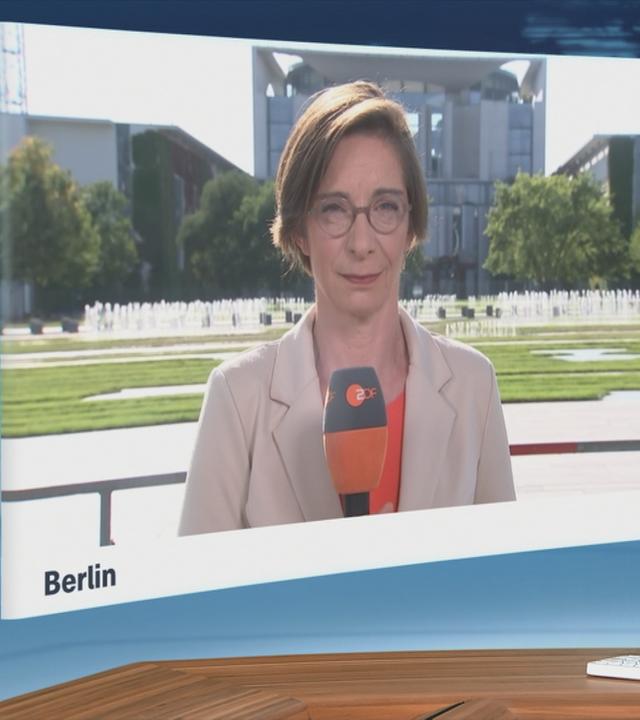 Diana Zimmermann im Schaltgespräch mit der heute