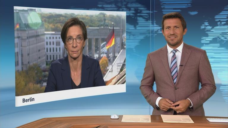 Diana Zimmermann im Schaltgespräch mit der heute