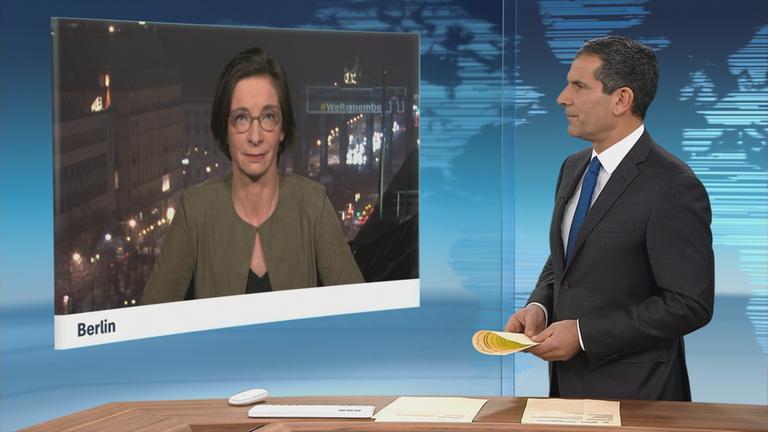 Diana Zimmermann im Schaltgespräch mit der heute