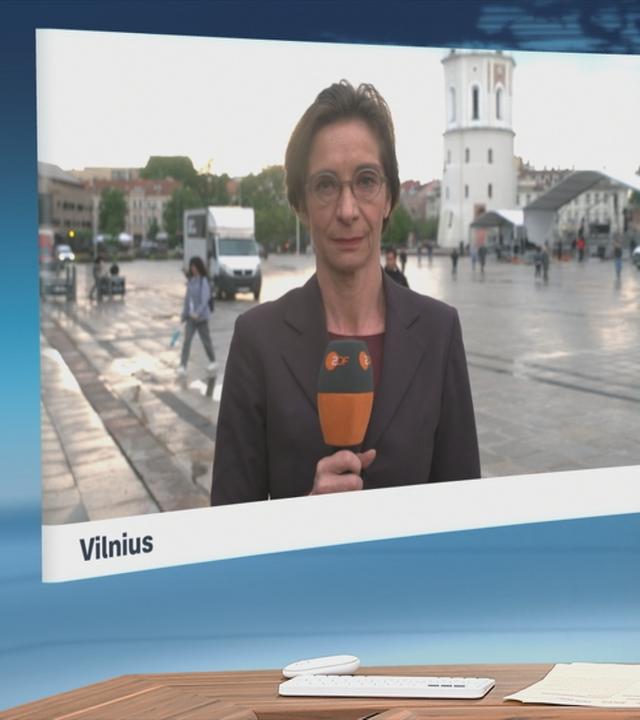 ZDF-Korrespondentin Diana Zimmermann in Litauen
