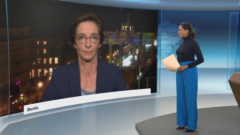 Diana Zimmermann im Schaltgespräch mit der heute