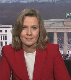 ZDF-Korrespondentin Diekmann ist zu sehen.