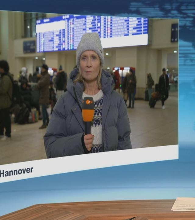 Der Schneesturm Elli trifft vor allem den Norden und Osten Deutschlands mit eisigen Temperaturen. Svenja Dohmeyer berichtet über die aktuelle Situation.