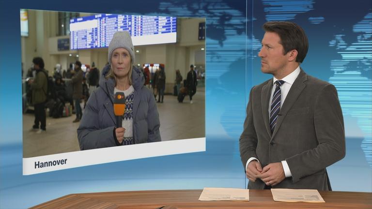 Der Schneesturm Elli trifft vor allem den Norden und Osten Deutschlands mit eisigen Temperaturen. Svenja Dohmeyer berichtet über die aktuelle Situation.