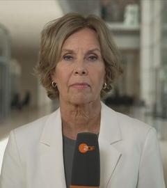 ZDF-Korrespondentin Dorthe Ferber berichtet aus Berlin