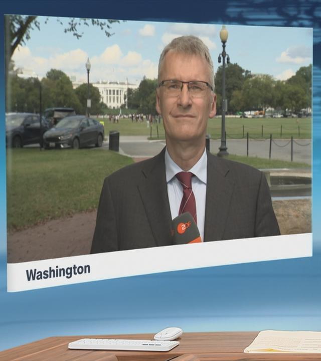 ZDF-Korrespondent Elmar Theveßen in Washington