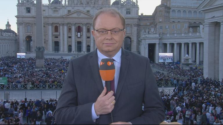 ZDF-Kirchenexperte Jürgen Erbacher in Rom