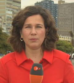 ZDF-Korrespondentin Isabelle Schaefers in Luanda