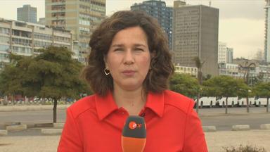 ZDF-Korrespondentin Isabelle Schaefers in Luanda