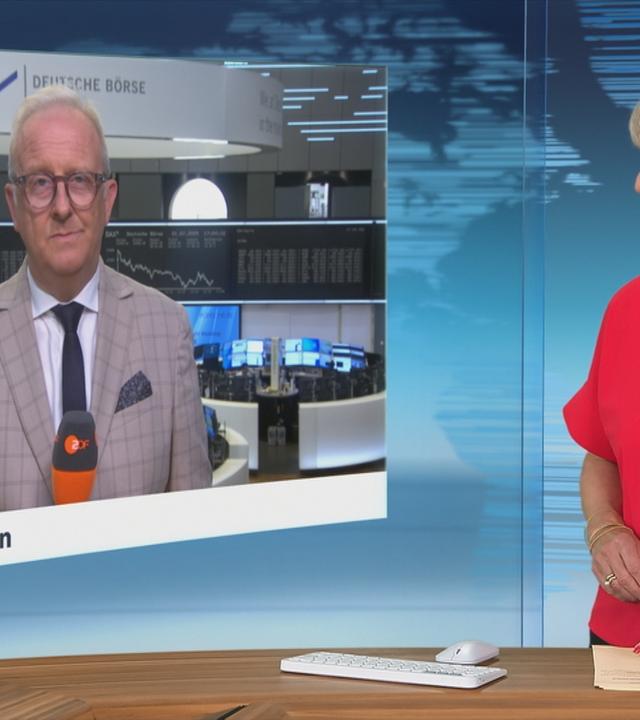 Frank bethmann im Schaltgespräch mit der heute