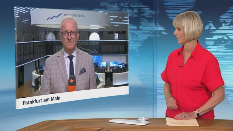 Frank bethmann im Schaltgespräch mit der heute