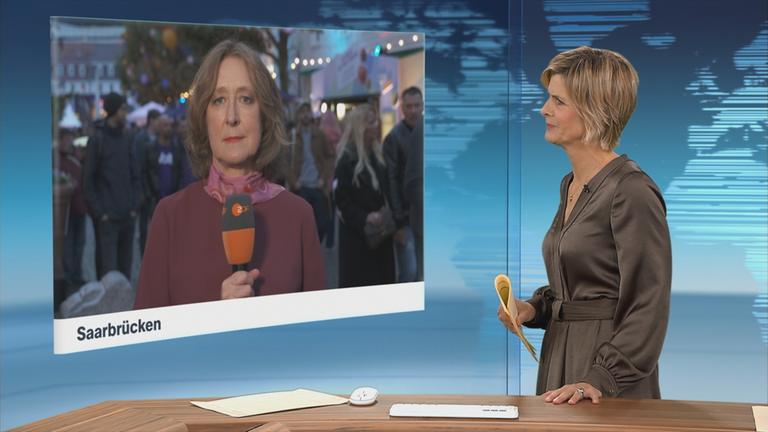 Susanne Freitag-Carteron im Schaltgespräch mit der heute