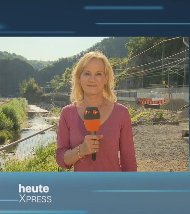 SGS mit ZDF-Korrespondentin Christel Haas zur Lahre im Ahrtal fühnf Jahre nach der Flutkatastrophe